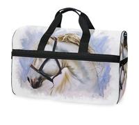 Borsone da viaggio per uomo, donna, ragazzo, ragazza, adolescenti, con scomparto per scarpe, per la notte, il fine settimana, yoga, allenamento, borsa da allenamento, #02, Taglia unica, alla moda