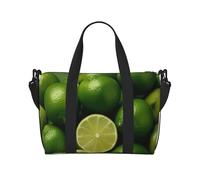 Borsone da viaggio per uomo e donna, regolabile, di grande capacità, borsa da viaggio per la notte, impermeabile, per sport, palestra, viaggi, yoga, Lime Verde Fresco, Taglia unica