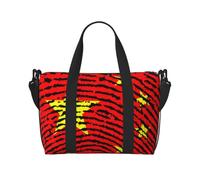Borsone da viaggio pieghevole con gnomo natalizio con cappello di Babbo Natale, borsa da viaggio, borsa da viaggio, borsa da viaggio per il fine settimana, per donne e uomini, Cina, One Size, Borsone