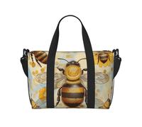 Borsone da viaggio pieghevole con stampa da uomo karate, borsa sportiva da palestra, borsa da weekend all'aperto, borsa a tracolla per aria, borsa da viaggio, fitness, brevi pause per donne e uomini