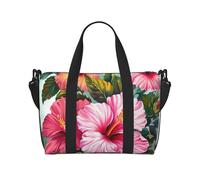 Borsone da viaggio pieghevole con stampa da uomo karate, borsa sportiva da palestra, borsa da weekend all'aperto, borsa a tracolla per aria, borsa da viaggio, fitness, brevi pause per donne e uomini