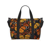 Borsone da viaggio pieghevole con stampa da uomo karate, borsa sportiva da palestra, borsa da weekend all'aperto, borsa a tracolla per aria, borsa da viaggio, fitness, brevi pause per donne e uomini