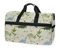 Borsone da viaggio senza cuciture con design a cartoni animati, per uomini, donne, ragazzi, ragazze, adolescenti, borsa da palestra oversize con scomparto per scarpe durante la notte, fine settimana,