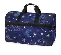 Borsone da viaggio Space Galaxy, per uomini, donne, ragazzi, ragazze, adolescenti, borsa sportiva oversize con scomparto per scarpe, per la notte, il fine settimana, yoga, allenamento, borsa da