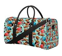 Borsone da viaggio sportivo con leopardo colorato per donne, uomini, ragazze, ragazzi, palloni da calcio, fine settimana, borsa da viaggio da 22,7 l, borsa da cabina per sport, palestra, yoga, Colore,