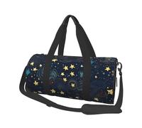 Borsone da viaggio stile tribale modello Weekender borsa da notte per uomo donna borsa da palestra sportiva di grande capacità borsa da palestra in tela borse da viaggio yoga, Notte stellata Seamless