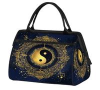 Borsone da viaggio Tai Chi Yin Yang per donne, uomini, bambini, ragazzi, ragazze, weekend, 24 l, borsone da cabina per sport, palestra, yoga, Colore, Grande, Organizer per borse