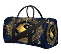 Borsone da viaggio Tai Chi Yin Yang per donne, uomini, ragazze, ragazzi, fine settimana, 22,7 l, borsa da cabina per sport, palestra, yoga, Colore, 22.7L, Organizer per borse