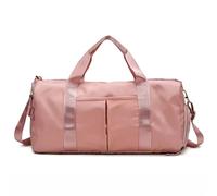 Borsone da viaggio uomo Borsa da viaggio di grande capacità con separazione tra asciutto e bagnato for viaggi piacere, fitness, nuoto, yoga sport transfrontalieri Porta abiti da viaggio(Pink)