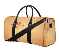 Borsone da viaggio vintage giapponese con pittura a inchiostro per donne, uomini, ragazze e ragazzi, borse da viaggio giapponesi per il fine settimana da 22,7 l, borsa da cabina per sport, palestra,