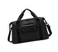 Borsone da viaggio Weekend Borsa da notte Allenamento Palestra Borse Toted per donne Ragazze Borse a tracolla Regali Resistente all'acqua, Nero, As the pic show