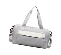 Borsone da viaggio Weekend Pernottamento Allenamento Palestra Borse Toted per Donne Ragazze Borse a tracolla Regali Resistente all'acqua Weekender Pernottamento, grigio, Bellezza di massa