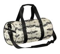 Borsone da viaggio Weekender per la notte da palestra per donne e uomini | Borsa leggera per sport da danza, tasca con cerniera, borsa da viaggio per adolescenti - Gothic Death Moth