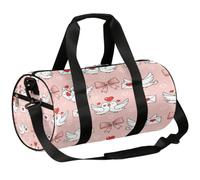 Borsone da viaggio Weekender per la notte da palestra per donne e uomini | Borsa leggera per sport da danza, tasca con cerniera, borsa da viaggio per adolescenti - Love Dove Valentines