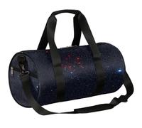 Borsone da viaggio Weekender per la notte da palestra per donne e uomini | Borsa sportiva leggera da ballo, tasca con cerniera, per adolescenti - Cosmic Stars