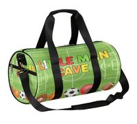 Borsone da viaggio Weekender per la notte da palestra per donne e uomini | Borsa sportiva leggera da ballo, tasca con cerniera, per adolescenti - Little Man Cave Sports