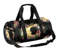 Borsone da viaggio Weekender per la notte da palestra per donne e uomini | Celestial Moon - Borsa leggera da danza, con tasca con cerniera, per adolescenti