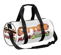 Borsone da viaggio Weekender per la notte da palestra per donne e uomini | Little Man Cave - Borsa leggera con cerniera, borsa sportiva da ballo per adolescenti, dimensioni da portare con sé