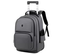 Borsone Da Viaggio Zaino Pc Bagaglio A Mano Trolley Cabina Travel Backpack Valigia Impermeabile Per Laptop 16" Uomo E Donna Scuola Università Affari，Grigio