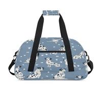 Borsone dalmata cani per donne uomini bambini ragazze ragazzi pernottamento weekend borsa da viaggio 24L sport palestra borsone pratica tote borsa da trasporto, Colore, 24 L, Organizer per borse