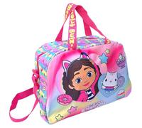 Borsone Gabby's Dollhouse borsa palestra unico comparto con tracolla 40 cm borsa viaggio per mamme e bambini