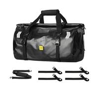 Borsone impermeabile, borsa da viaggio, borsone da uomo, zaino asciutto impermeabile da 40 l, borsone da sella, borsone resistente per nuoto, campeggio, viaggi e palestra, Nero , /20.47x10.24x16.93