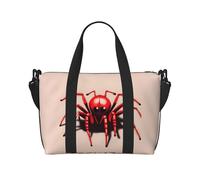 Borsone impermeabile da viaggio a forma di piccolo ragno rosso carino per palestra, sport, vacanze