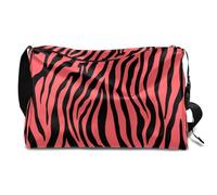 Borsone in pelle con stampa tigre per uomo, donna, ragazzi e ragazze, borsa da viaggio con tigre per il fine settimana, sport, palestra, borsa da viaggio, borsa a tracolla singola, Colore, 18.5L,
