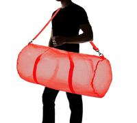 Borsone in rete di grande capacità Borsa per attrezzatura subacquea Snorkeling Attrezzatura da calcio Borsa da viaggio resistente agli strappi Borsa sportiva in rete, A