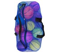 Borsone in rete di grande capacità Borsa per attrezzatura subacquea Snorkeling Attrezzatura da calcio Borsa da viaggio resistente agli strappi Borsa sportiva in rete, Blu