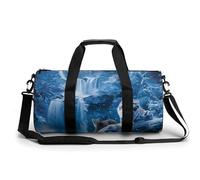 Borsone leggero da viaggio con stampa di animali selvatici, leone, tigre, leopardo, borsa sportiva da palestra, borsone da viaggio, borse da viaggio per uomo e, Stile:, 17.7in/9in/9in, MHXYZHW