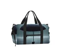 Borsone nero con ombrello sotto la pioggia con scomparto per scarpe, sport, palestra, weekender, per uomini e donne, borsa da viaggio impermeabile con tasca bagnata per scarpe sporche