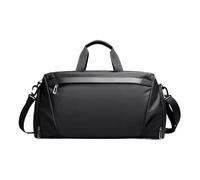 Borsone Palestra Borsa da fitness sportiva ad alta capacità viaggio monospalla alla moda(Black)
