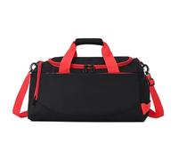 Borsone Palestra Uomo Wet Dry Separation Exercise Bag Waterproof Shoulder Handbag Yoga Bag Canvas Luggage Sports Bags(Black red 9009)