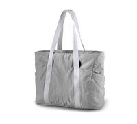 Borsone Palestra Uomo Women Waterproof Travel Duffel Bag Lightweight Shoulder Weekender Overnight Bag for Gyms Weekend Getaway(Gray)
