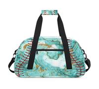 Borsone per bambini astratto in marmo per ragazze e ragazzi, base in marmo palla durante la notte borsa da viaggio weekender borsa da viaggio 24L sport palestra borsone pratica tote borsa da