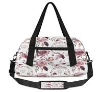 Borsone per bambini Boho Dreamcatchers per la notte, per ragazze e ragazzi, borsa leggera per sport, palestra per bambini, piccola borsa da viaggio per la danza, Acchiappasogni Boho, 18.5L x 7.8W x