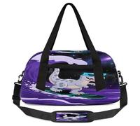 Borsone per bambini con dinosauro astratto, piccolo, leggero, da viaggio, per ragazzi e ragazze, borsa da viaggio per il weekend, borsa da palestra per scuola, sport e pigiama party