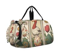 Borsone per bambini con motivo di uova di Pasqua e tarocchi, con scomparto per scarpe, leggero, sportivo, per viaggi, sport, borsone e weekend