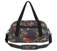 Borsone per bambini con uccellini carini, per ragazze e ragazzi, vintage con uccellini leggeri, borsa sportiva da palestra per bambini, piccola borsa da viaggio per la danza, Uccelli car, 18.5L x 7.8W