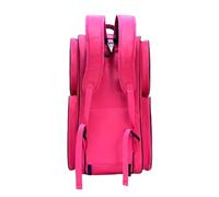 Borsone per pickleball e attrezzatura da tennis, zaino sportivo di grande capacità con scomparto per scarpe, 38 x 28 x 61 cm, borsa in tessuto Oxford per palestra, campeggio, viaggi, colore rosso rosa
