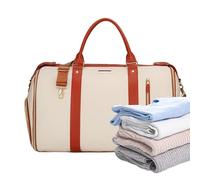 Borsone pieghevole - Borsone da viaggio | Borsone ripiegabile, borsone di grande capacità, bagaglio impermeabile, pieghevole per vestiti e cravatte, fitness all'aperto per viaggi, Bianco, Refer to