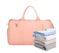 Borsone pieghevole Weekender Personal Large Pouch, rosa, 12.99x10.98 inches | Borsone da viaggio impermeabile per campeggio, spiaggia, piscina, sport, palestra