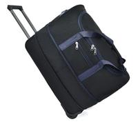 Borsone porta abiti con ruote for viaggi, borsone espandibile con ruote, borsa da viaggio portatile con trolley, borsa da viaggio for bagaglio a mano, borsa da weekend for donne e uomini.(Black)