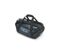 Rab - Borsa da viaggio, 30 litri, impermeabile, scomparto principale, chiusura lampo, manico Web, convertibile Duffelbag, Blu
