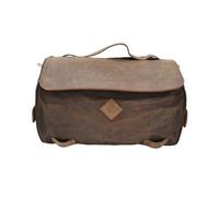 Borsone roll bag borsa da sella 17 litri colore marrone cuoio marrone