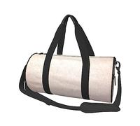 Borsone rotondo da viaggio con stampa glitter finti oro rosa borsa da palestra fitness borsa da allenamento, nero, taglia unica, Nero , Taglia unica