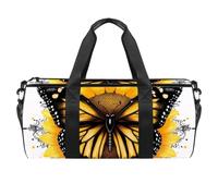 Borsone rotondo sportivo da palestra con tracolla staccabile retrò Fleur De Lis borsa da allenamento borsa da notte per donne uomini, Multicolore 10., Taglia unica, Bagaglio a mano