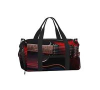 Borsone sportivo a forma di chitarra elettrica - Weekender con scomparto per scarpe