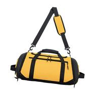 Borsone sportivo a tenuta stagna, borsa da allenamento con scomparto per scarpe, sport, nuoto, escursionismo, campeggio, per donne e uomini, borsa da allenamento multifunzionale, Giallo